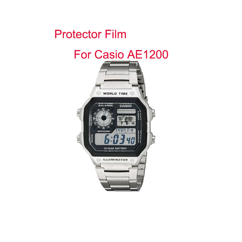 Film Pelindung Layar Smartwatch Casio Ae1200 Ae-1200 Ae-1200Whd-1A Nano Hd Anti Ledakan + Debu