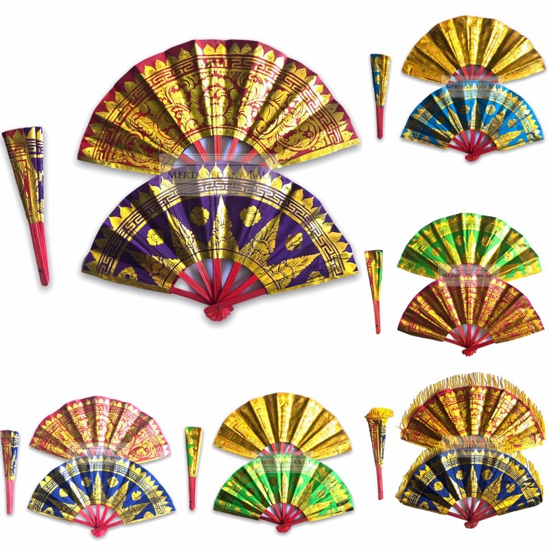 Kipas Prada Tari Bali Satin