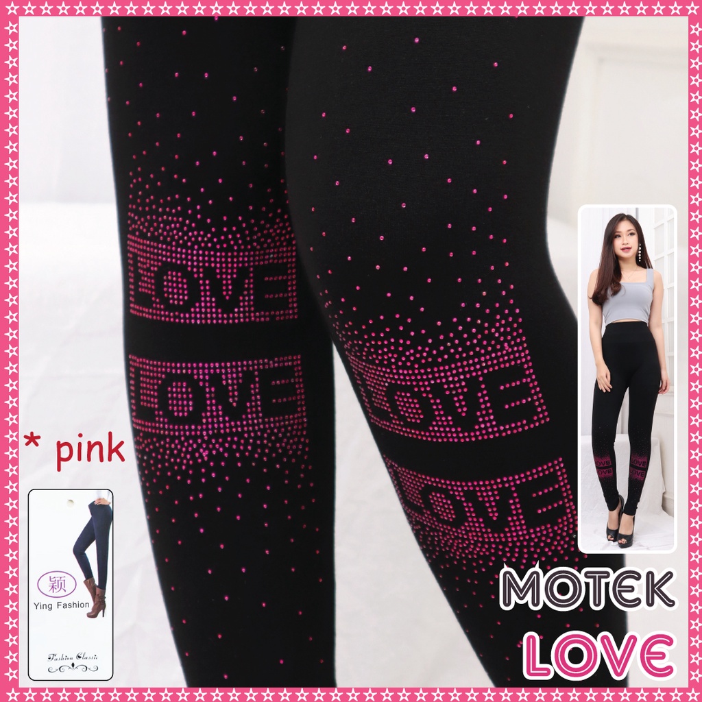 Koleksi Legging MOTEK KAKI Panjang / motek samping / Legging fashion import / legging fashion wanita