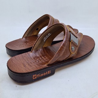  Sandal  bustong kulit  asli Finotti  VR 01 Shopee Indonesia