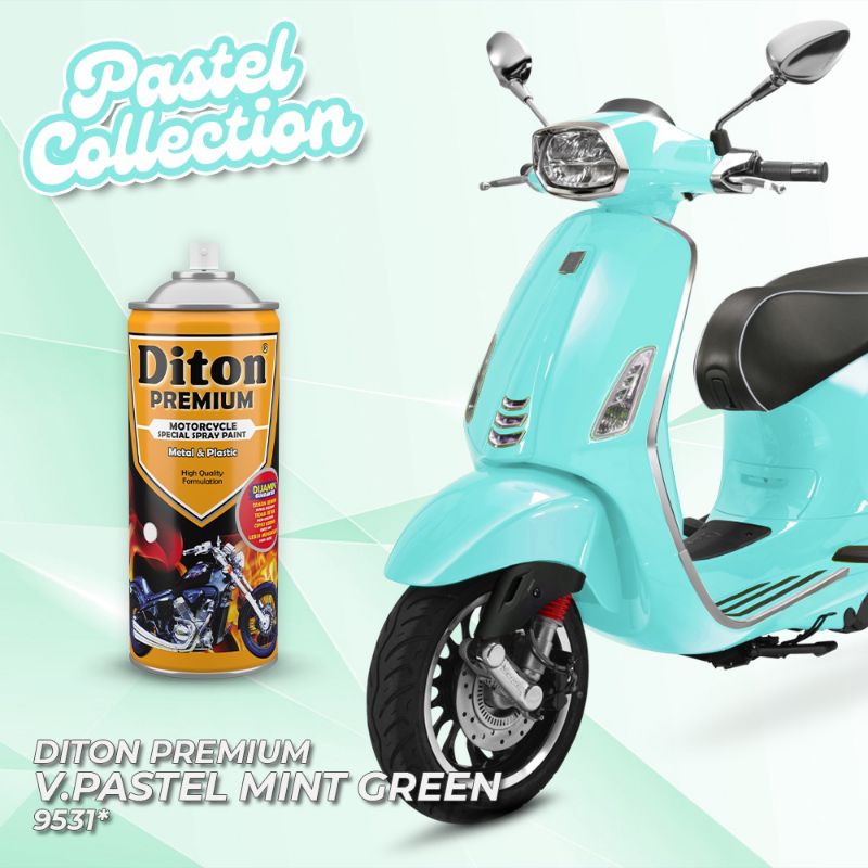 Diton Premium Pastel Mint Green