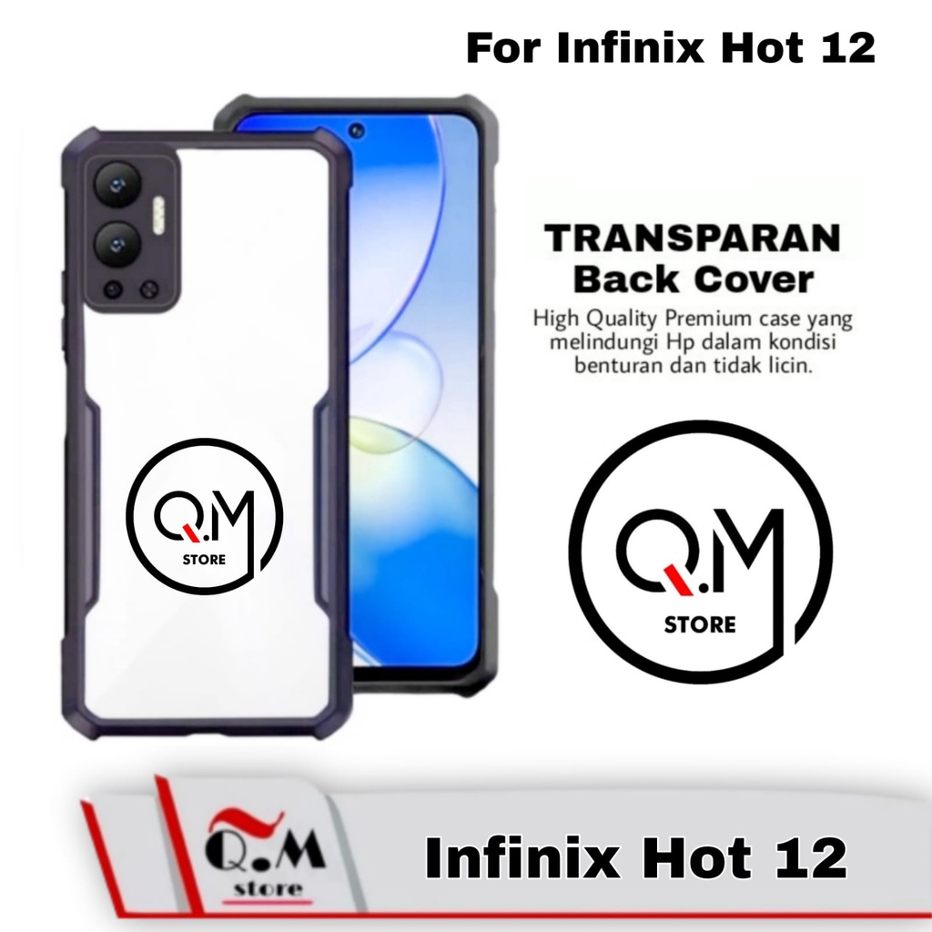 Case Infinix Hot 12 / Infinix Hot 12 Play Airbag Shockproof Transparent