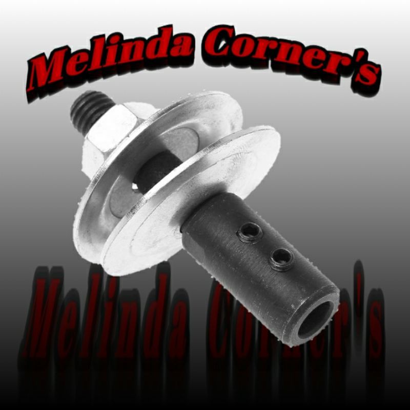 Adaptor as dinamo 8mm untuk gerinda poles (Adaptor Spindel)