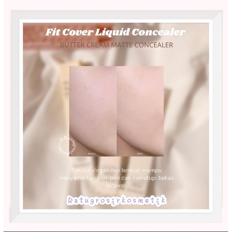 PROMO!!BUTTER CREAM MATTE CONCEALER KISS BEAUTY NO.68206