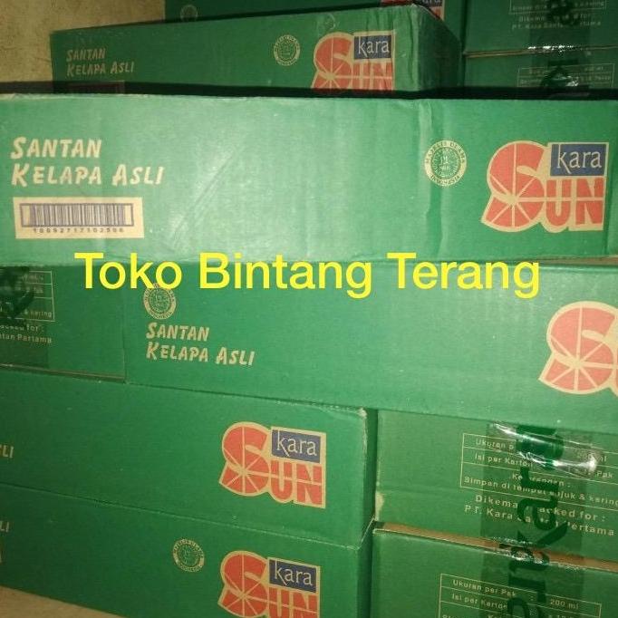 

Santan Kelapa Sun Kara 200 ml x 12 pcs 1 Dus Karton isi 12 Kotak Pack