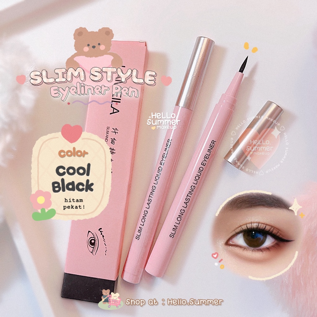 Glamour Style Eyeliner Pen Black Color Pigmented Waterproof 2ml