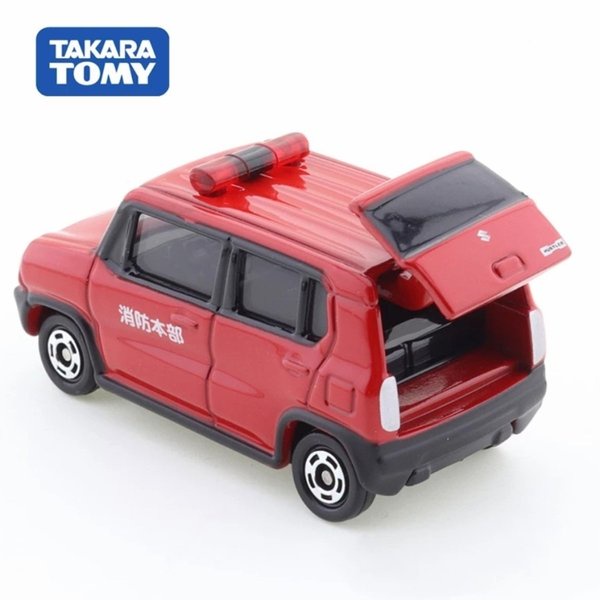 Tomica 106 Suzuki Hustler Fire Command Vehicle Merah