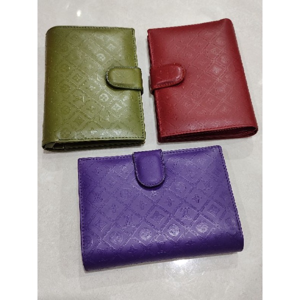 Dompet lipat passport kancing lokal