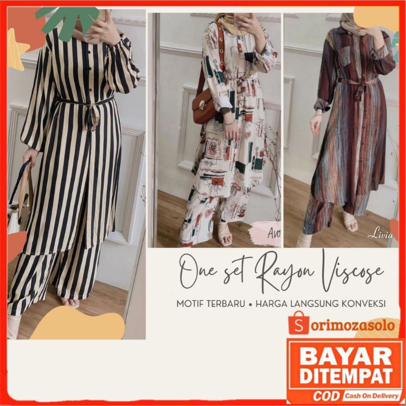 DIAMORE GROSIR SETELAN PEREMPUAN /BLOUSE OUTER PUFFY HAWANESS AYUULYA123