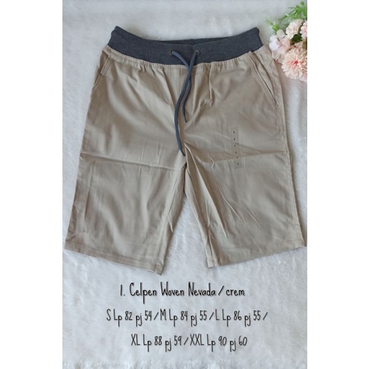 Celana pendek Nevada cowok original Shopee Indonesia Celana pendek Nevada cowok original Shopee Indonesia