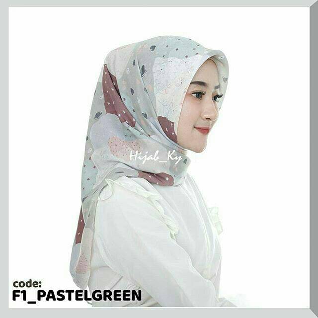 

F1 Pastel Green HIJAB_KY