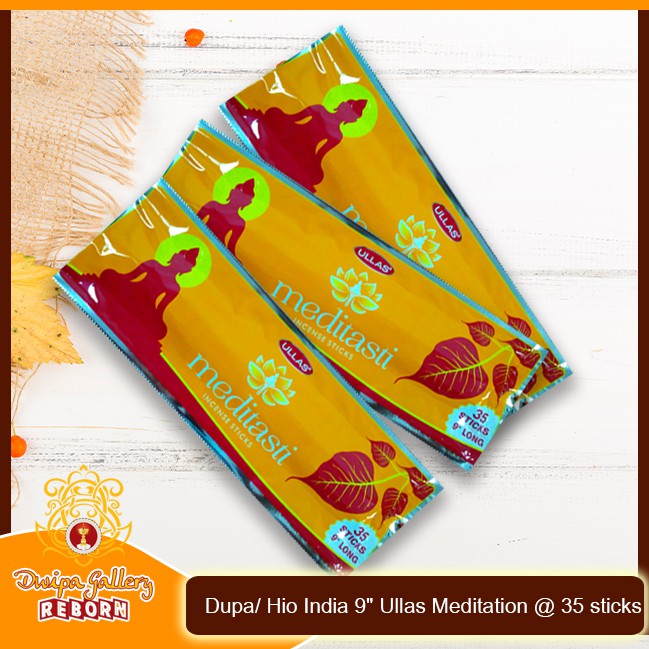 Dupa/ Hio India 9&quot; Ullas Meditation @ 35 sticks