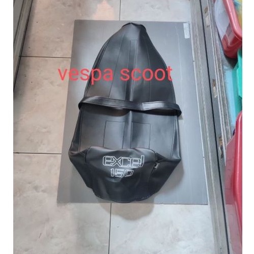 cover jok panjang vespa excel sarung jok excel