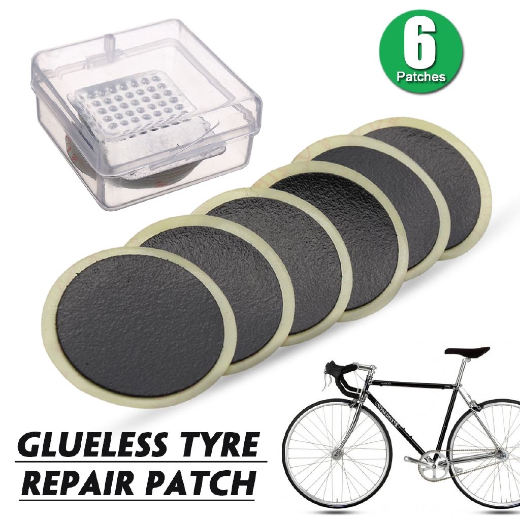 6 Pcs 25mm Self Adhesive Glueless Bike 