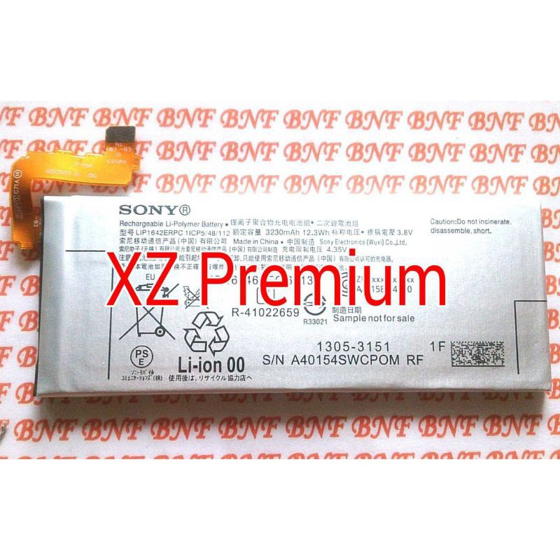 Baterai sony xz premium
