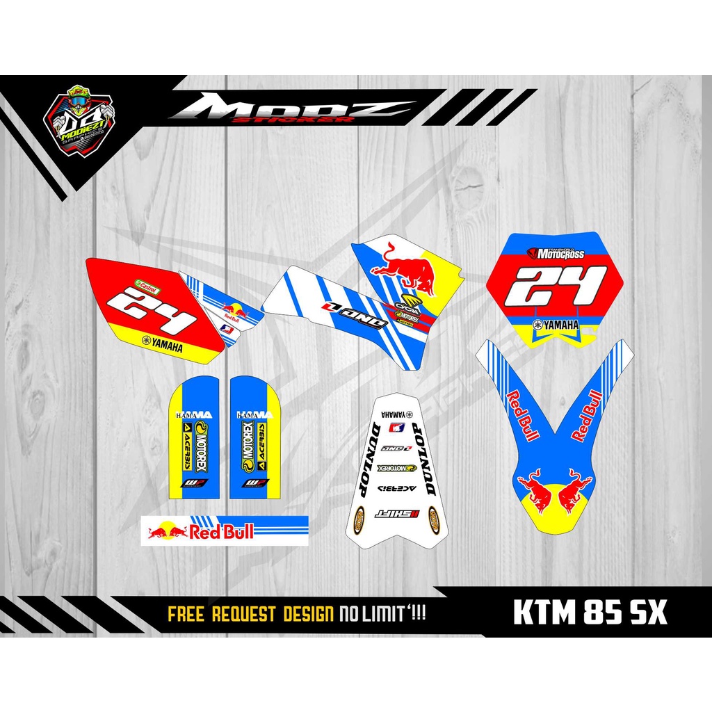 DECAL KTM 85 OLD