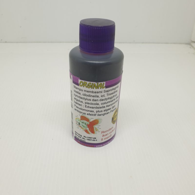 aquarium ikan obat ikan vivian kalsium permangat pk 100 ml ori