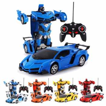 RC TRANSFORMER MOBIL REMOT KONTROL JADI ROBOT REMOTE CONTROL LAST KNIGHT BATERAI CAS TERBARU