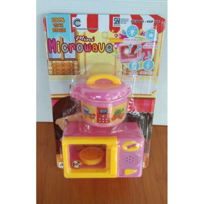 Mainan Anak perempuan MICROWAVE / Microwave mini anak perempuan