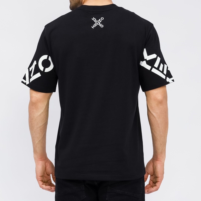 Ken. Logo Cross Hands Black Tshirt