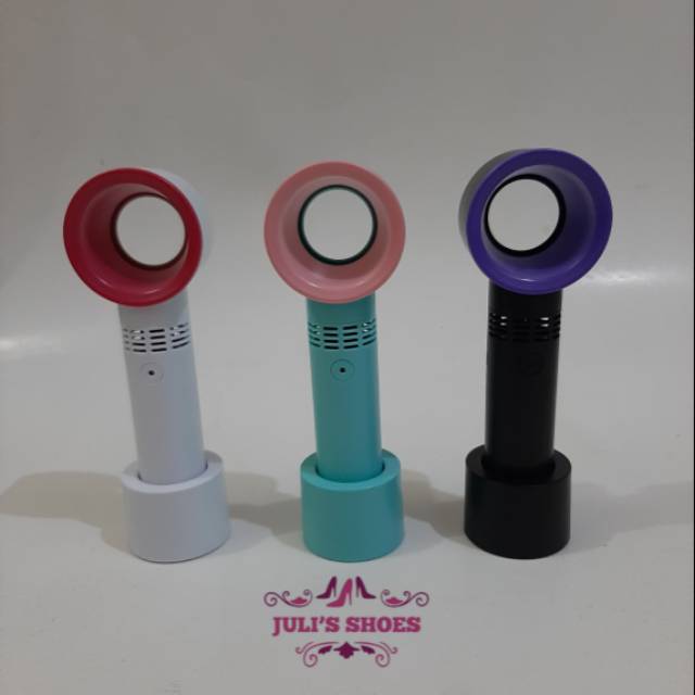 Zero Nine Rechargerable Portable import Bladeless Fan Kipas Angi