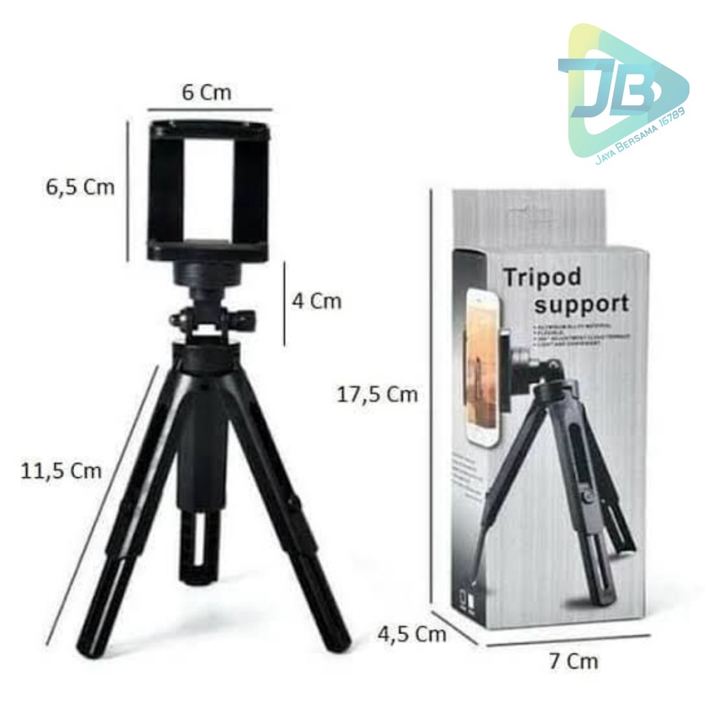 HD3 Tripod Support Tripod Mini Plus Holder TRIPOD SUPPORT MINI 4 LEVEL PHONE EXTENDABLE WITH HOLDER U universal PHONE HOLDER JB5233