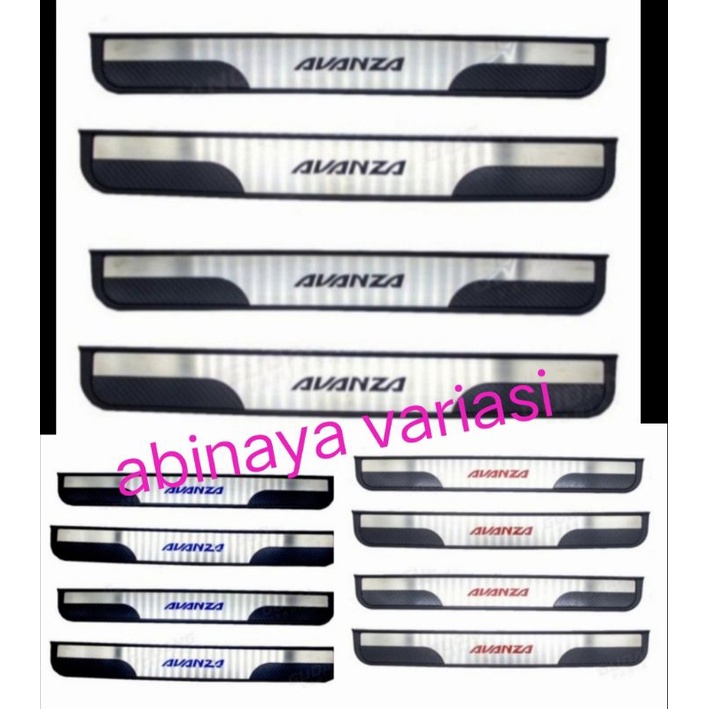 Sillplate Samping Mobil AVANZA 2021 2022 Sill plate Model Stainlise