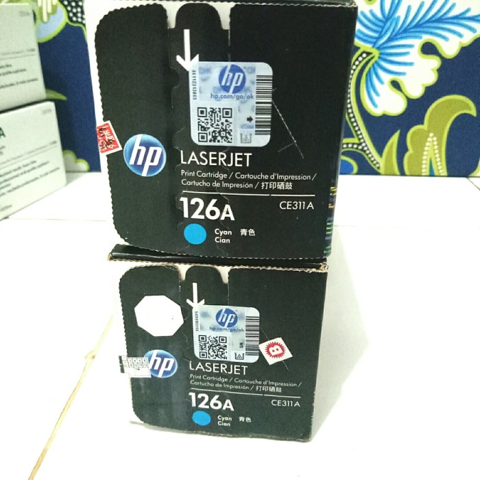 toner hp laserjet 126a cyan