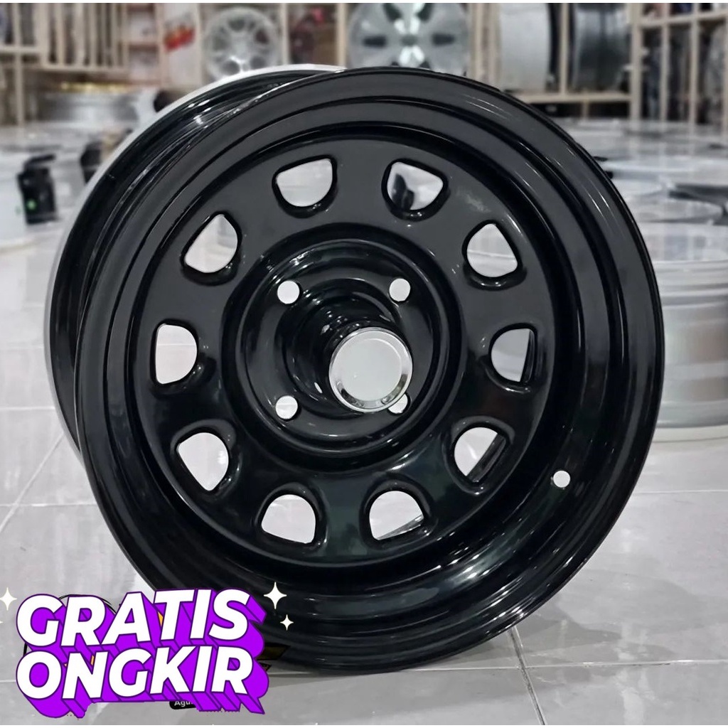 velg R14 Daytona Pcd 4x114.3 Lebar 7 velg kijang.avanza. velg mobil daytona ring 14