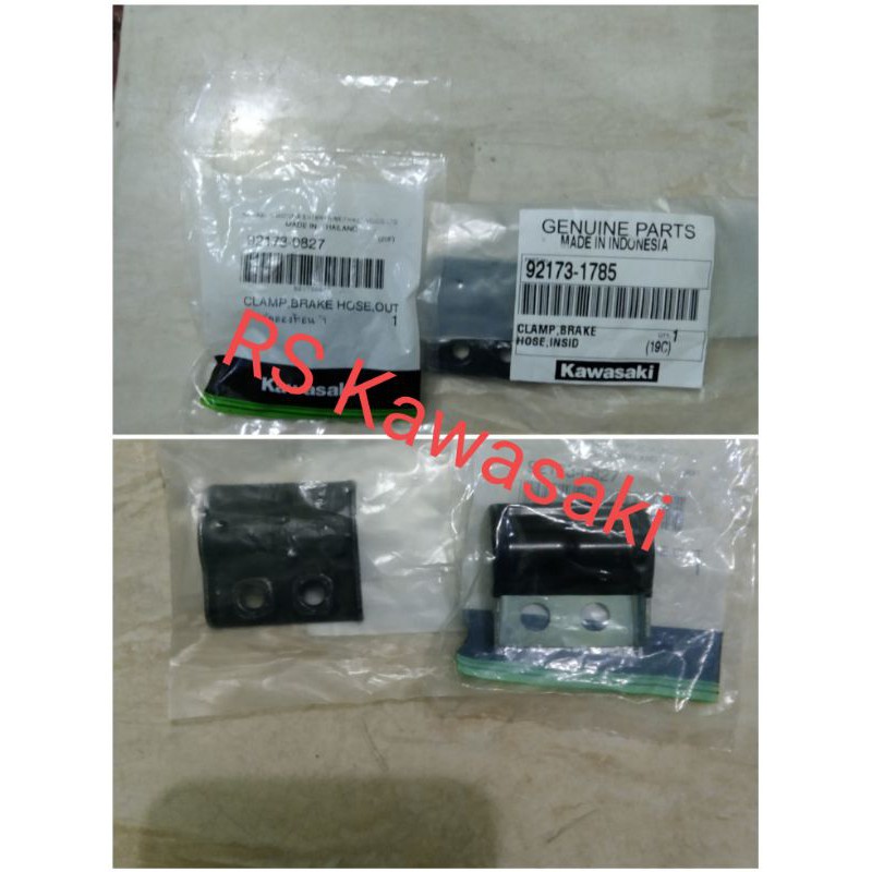 klem selang rem depan klx breket selang rem depan klx D-Tracker original