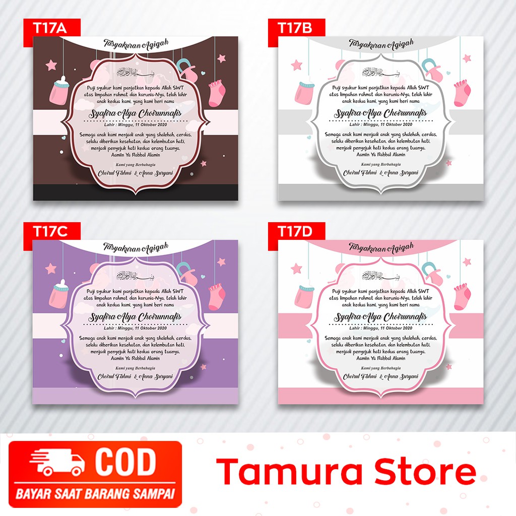 

Stiker Aqiqah FREE DESIGN Murah dan Berkualitas 2020