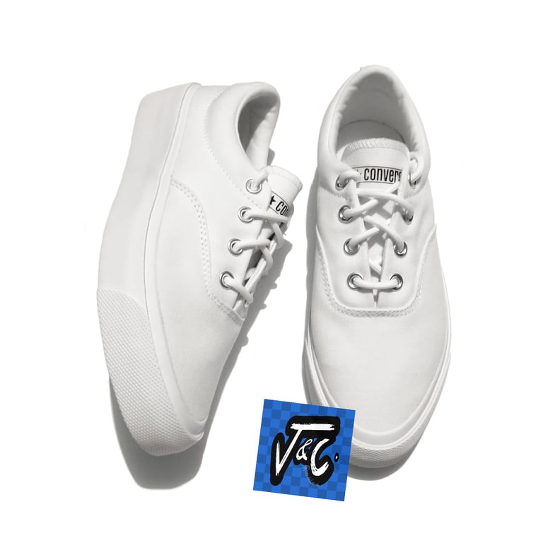 Sepatu Converse Skid Grip Skidgrip CVO 80S Archive Color Ox White