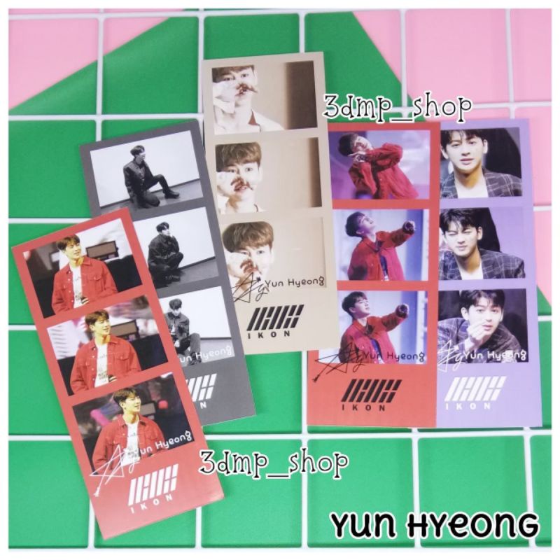 [MINIMAL BELI 2] Photostrip ikon jinhwan bobby dobghyuk yunhyeong chanwoo