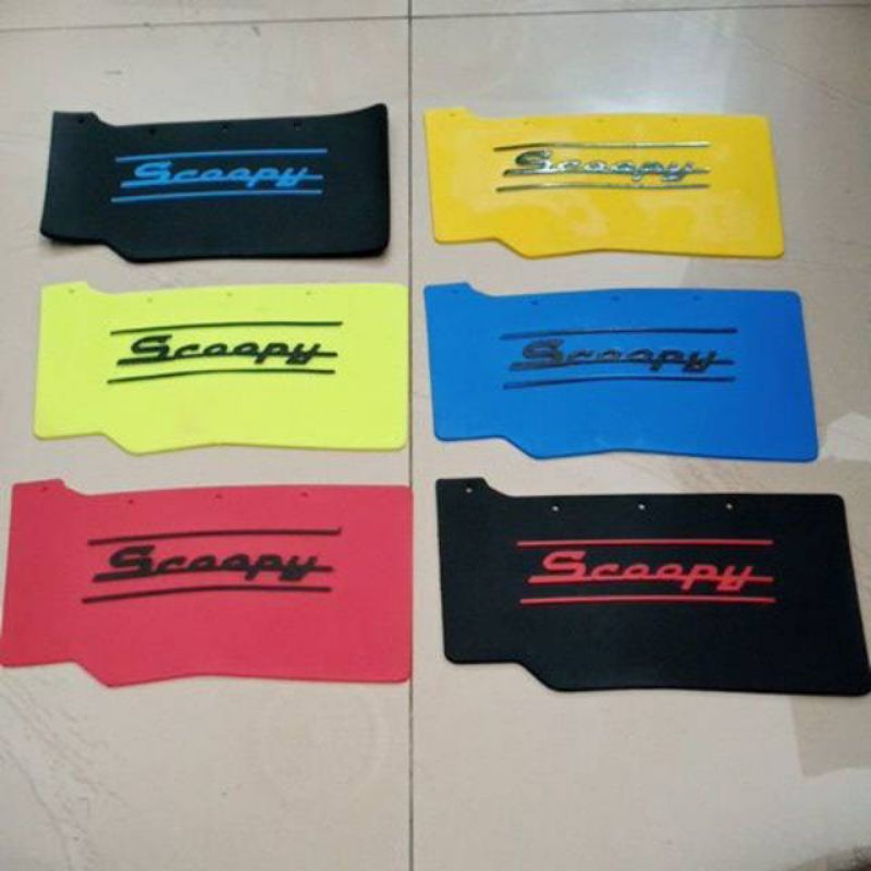 mudflap karet penahan lumpur mudlap scoopy fi scoopy new