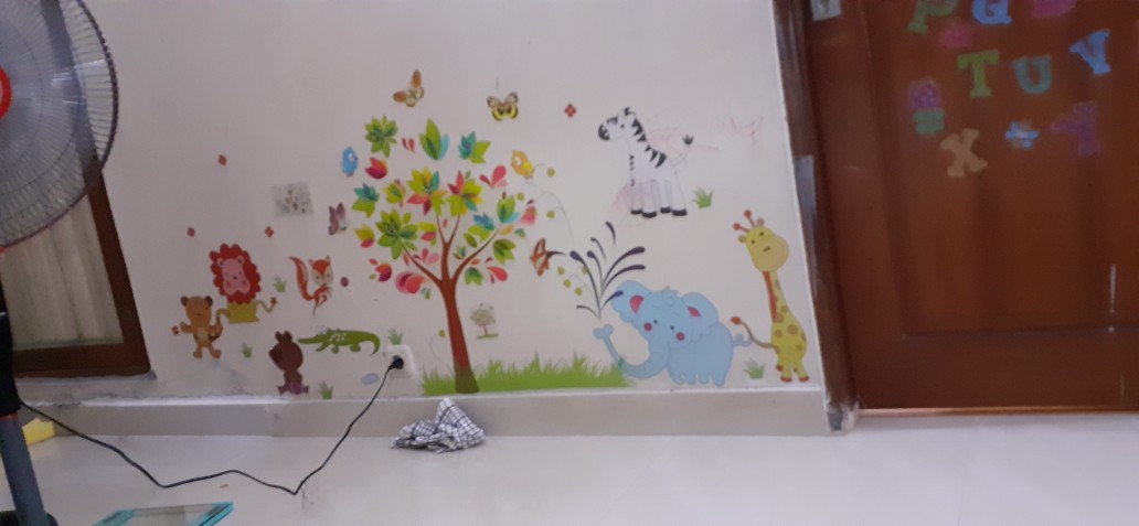 Ay9221 Animal Paradise Wallsticker Wall Stiker 60x90