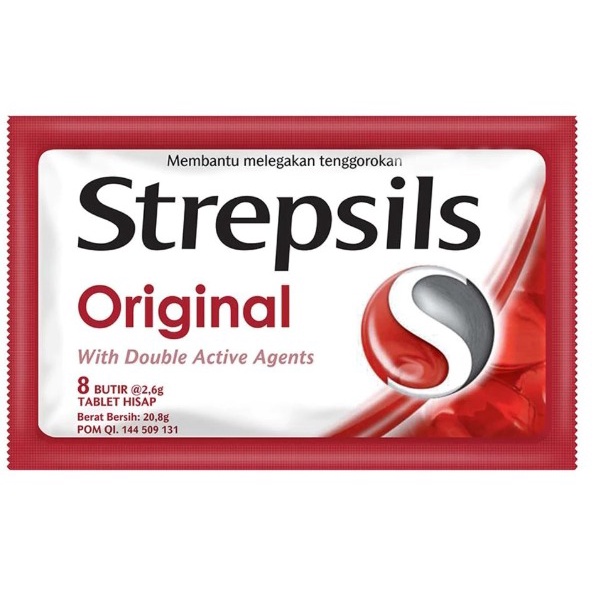 Strepsils Permen Pelega Tenggorokan  Original