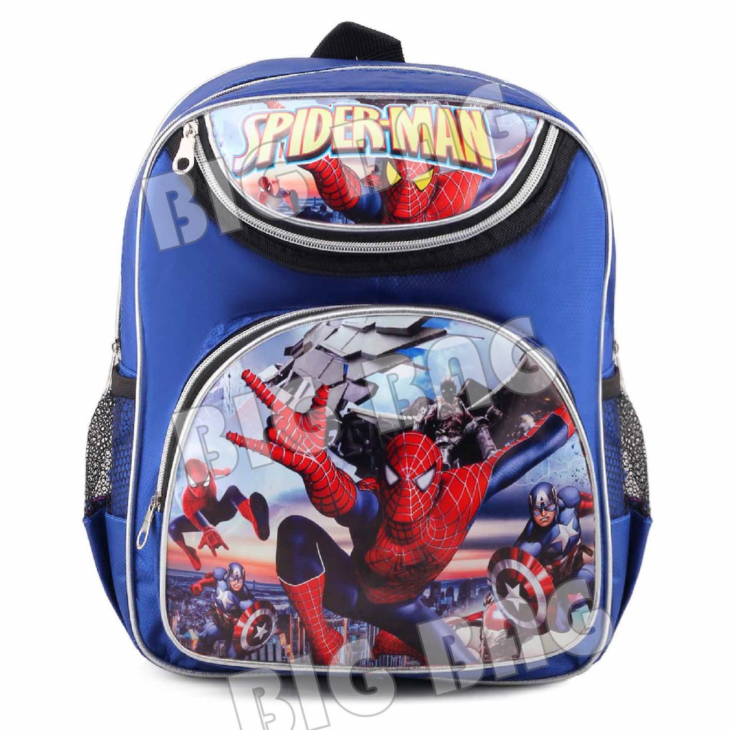 Tas Ransel Sekolah - Spiderman Mini Spy.RTM + FREE Lunchbox