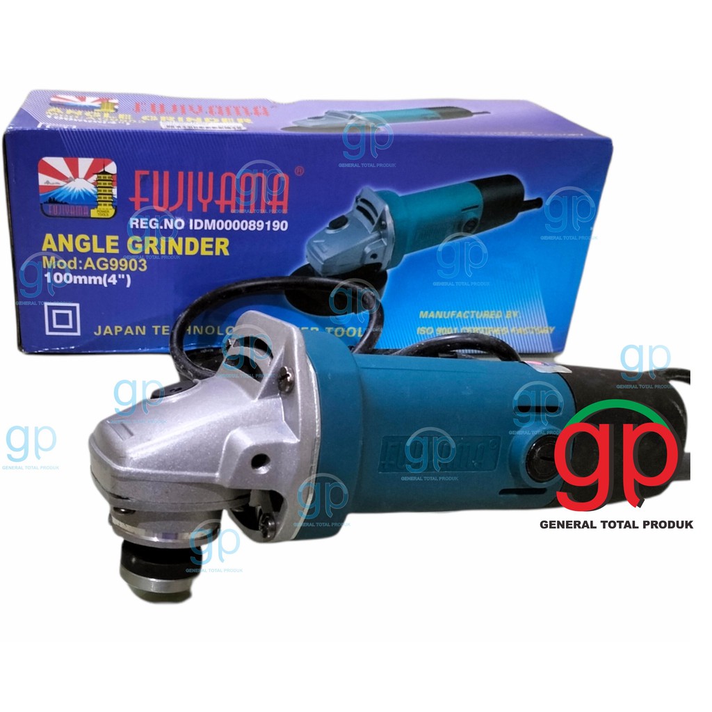 FUJIYAMA MESIN GERINDA TANGAN AG 9903 4" ANGLE GRINDER AG9903