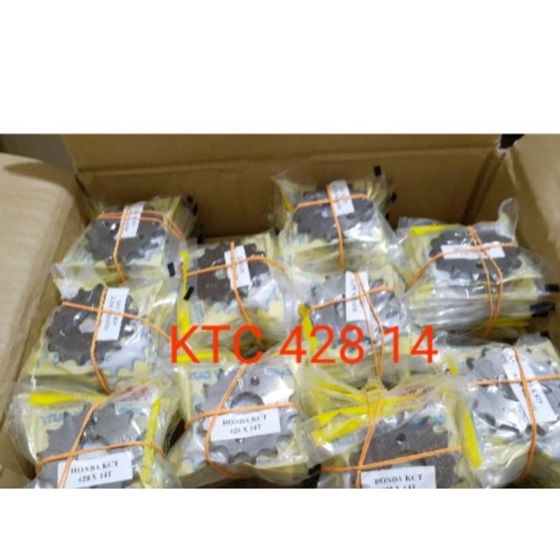 Gear Depan SSS 428 14 15 Megapro Sonic150 Cb150 Cbr150 Gear SSS 428 KTC Depan SSS/Gear SSS 428 14