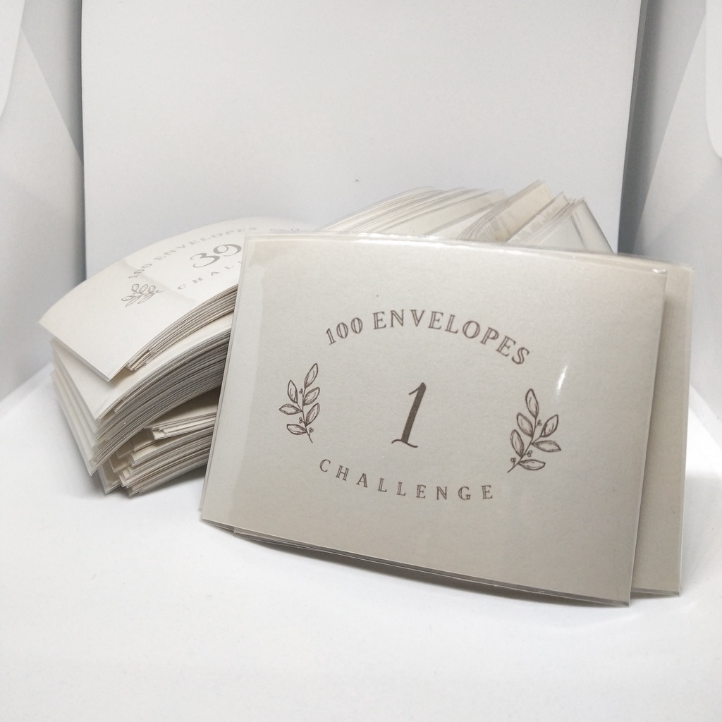 50/100 Envelopes Saving Challenge. Amplop Tantangan Menabung 50 pcs/100pcs