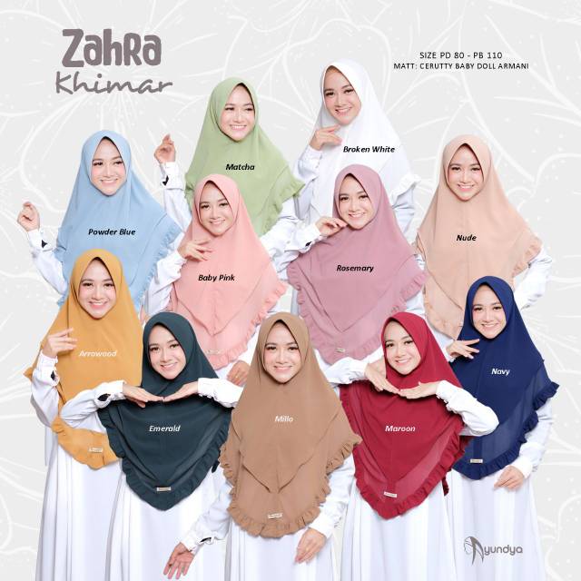 KHIMAR INSTAN ZAHRA || AYUNDYA