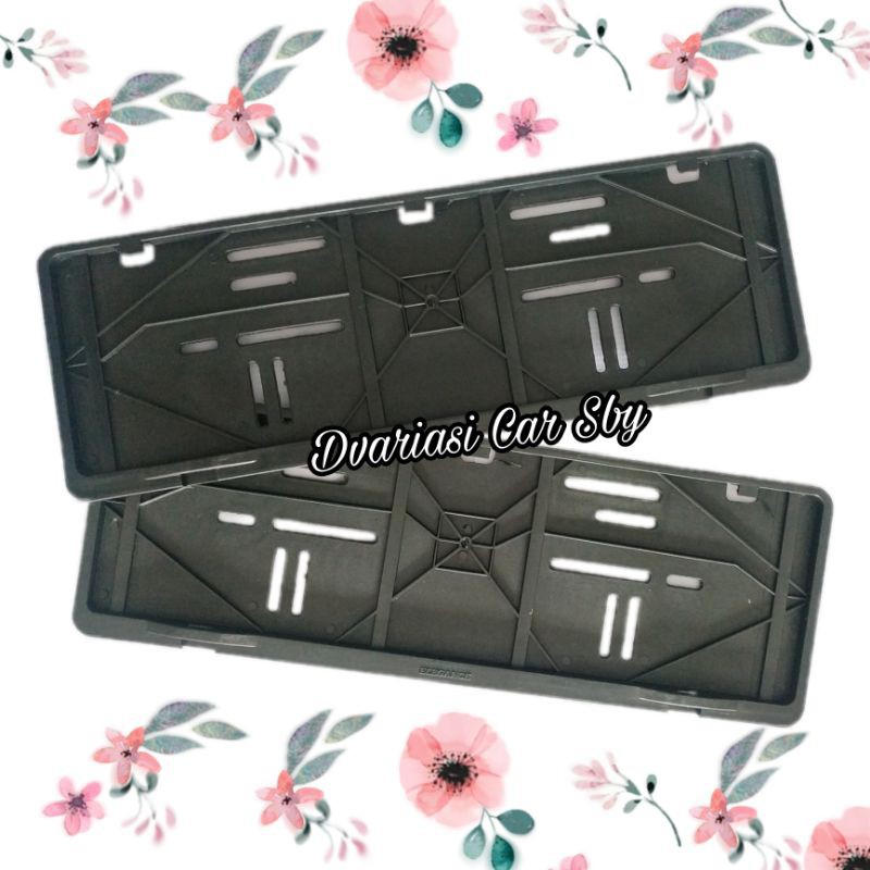 Tatakan Plat Nomor Mobil DCS / Frame Plat Nomor Mobil Standart DCS