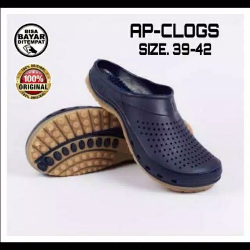 SEPATU SANDAL SLOP KARET AP CLOGS ORIGINAL MURAH