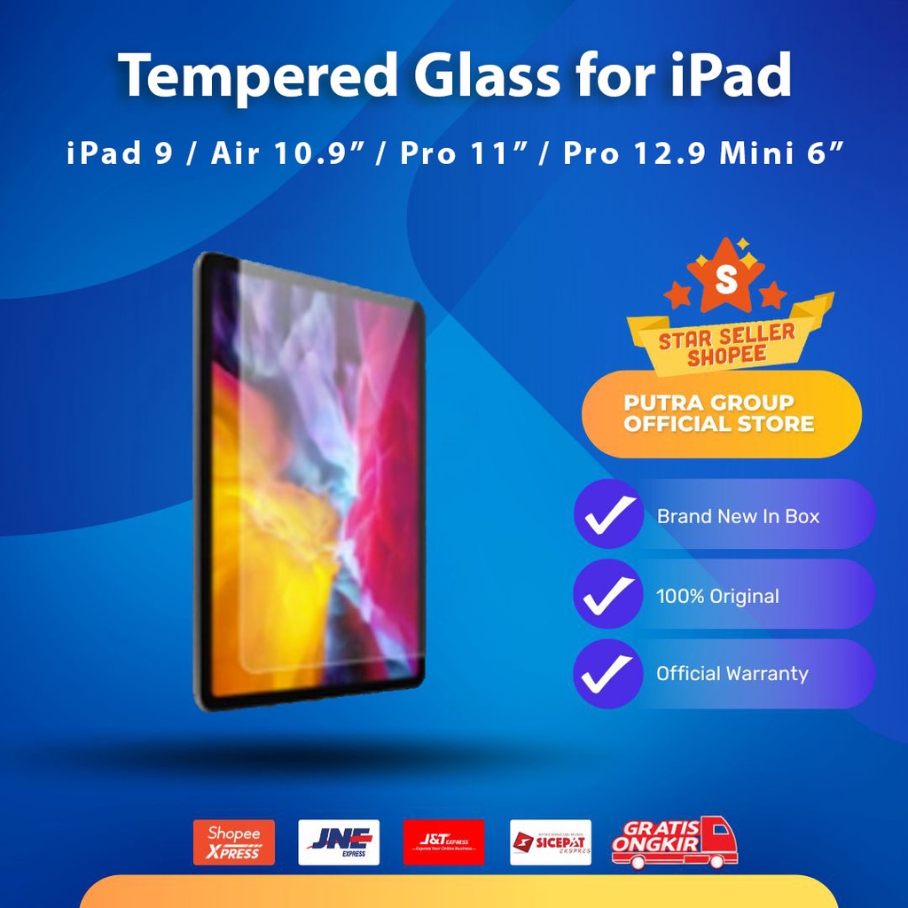 Tempered Glass Pro M1 11 12 iPad Air M1 5 4 iPad Mini 6 iPad 9