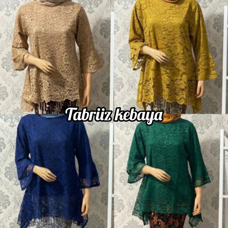 KEBAYA BROKAT RINJANI / KEBAYA MODERN / ATASAN KEBAYA BROKAT/KEBAYA KONDANGAN/KEBAYA