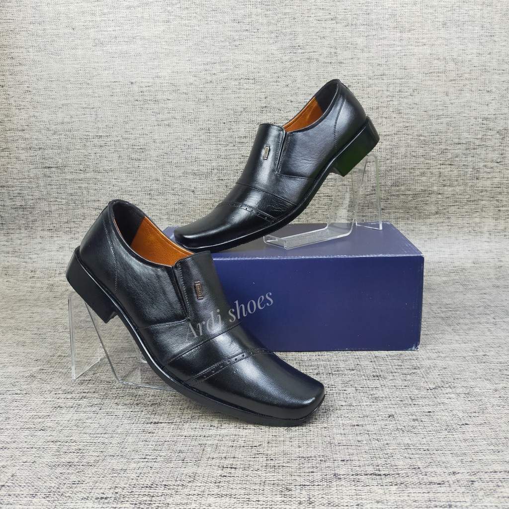 SEPATU PANTOFEL PRIA KULIT  ASLI SEPATU  KERJA KANTORAN PANTOPEL FORMAL COWOK KONDANGAN BL 251