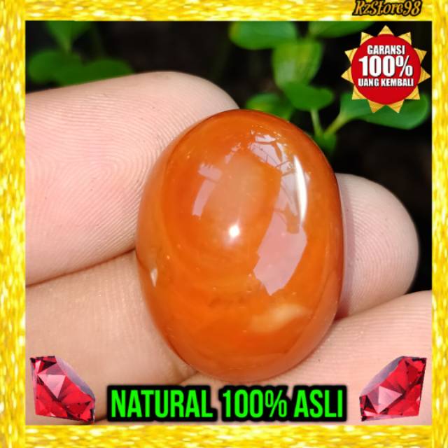 Batu Cincin Alami Orange Garnet Srilangka Warna Oren Asli Shopee Indonesia