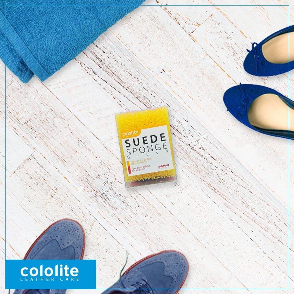 COLOLITE SUEDE SPONGE Brush Spon Sikat Pembersih Sepatu Suede Nubuck Brudu Premium Shoe Care Original C-011