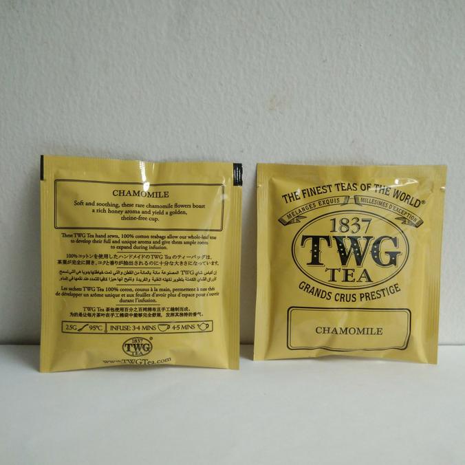 

[[BISA COD]] Teh Celup TWG TEA Chamomile Camomile 20 Tea Bags No Box TERBAIK Kode 94