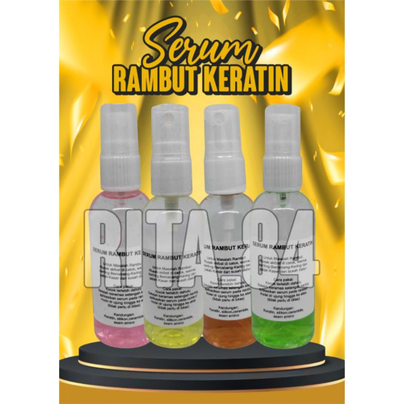 KERATIN SERUM RAMBUT/UNTUK MASALAH RAMBUT RUSAK/ BERCABANG/PECAH2